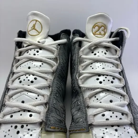 NIKE AIR JORDAN 2008 Retro OG 23 Xx3 White Stealth Shoes  display picture 1